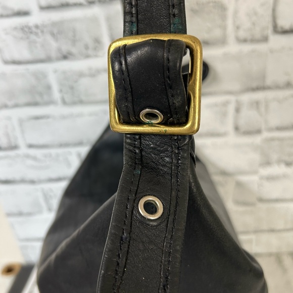 Vintage Coach Legacy Hobo 1991 Black Leather Crossbody large - Picture 12 of 16
